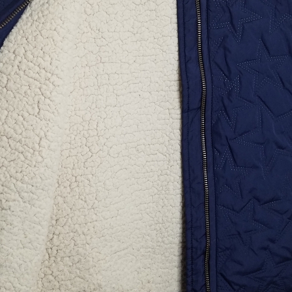 Gap Star Sherpa Lined Vest L - Picture 4 of 5